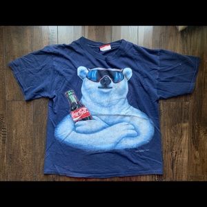 Vintage 1994 Coke Coca Cola Polar Bear T Shirt L